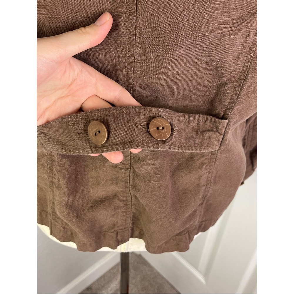Pendleton Linen Blend Brown Jacket - image 7
